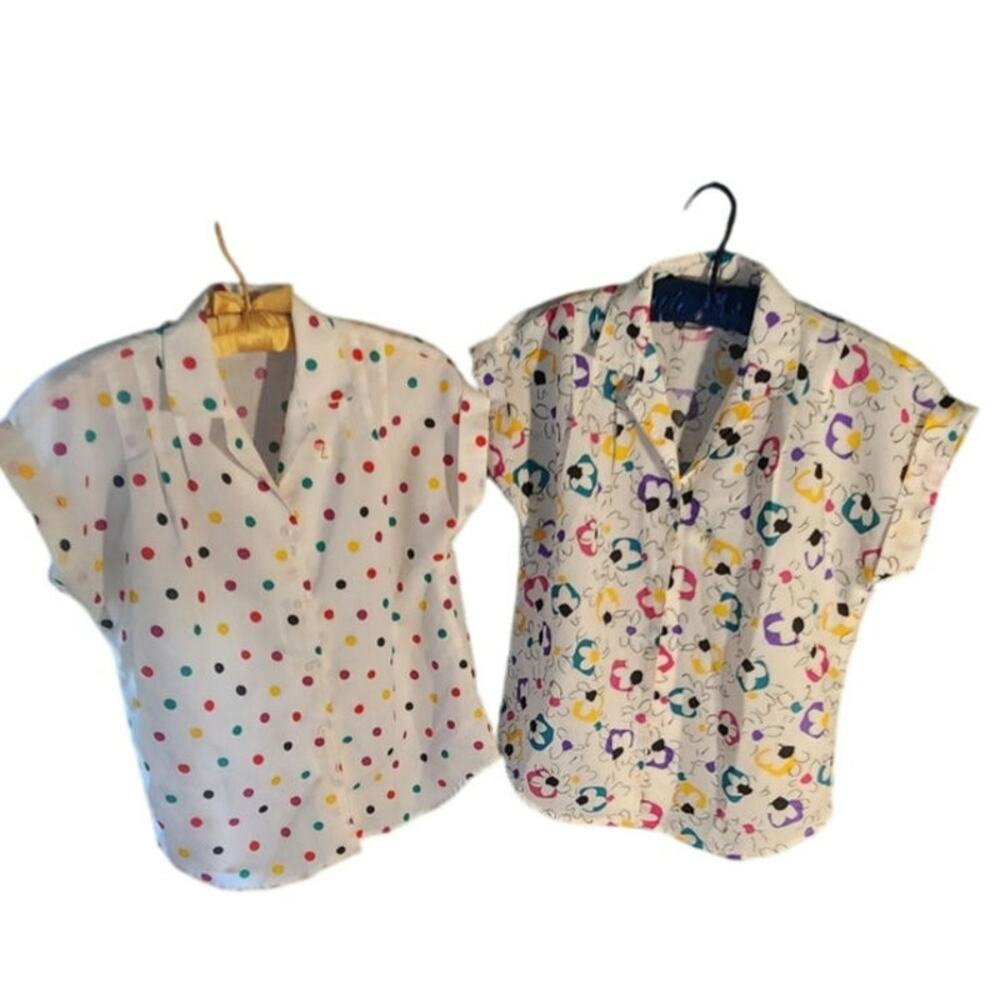 Vintage 90s Button Up Shirt  / Casual / Everyday